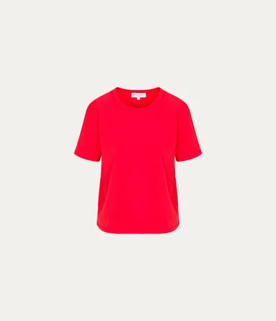 Michael Stars Nina Crewneck Tee In Neutral