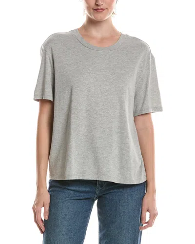 Michael Stars Nina Crewneck T-shirt In Gray