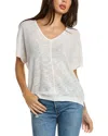 Michael Stars Nina Linen-blend Sweater In Harbor