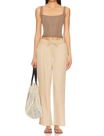 Michael Stars Nolan Pull On Pant In Natural In White