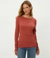 Michael Stars Nori Tee In Orange