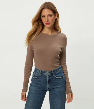 Michael Stars Nori Tee In Brown