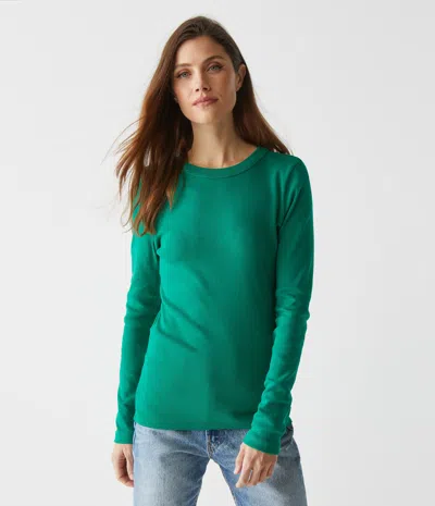 Michael Stars Nori Tee In Dark Matcha