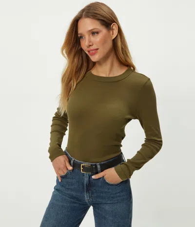 Michael Stars Nori Tee In Green
