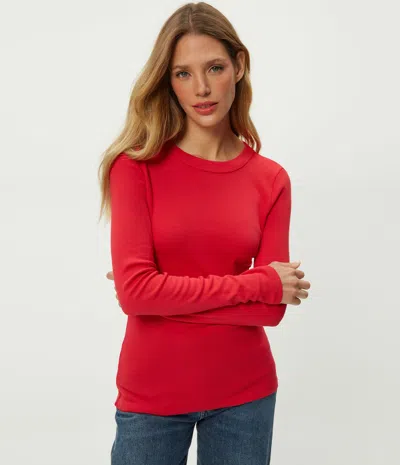 Michael Stars Nori Tee In Red