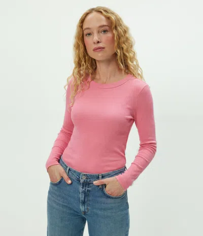 Michael Stars Nori Tee In Pink