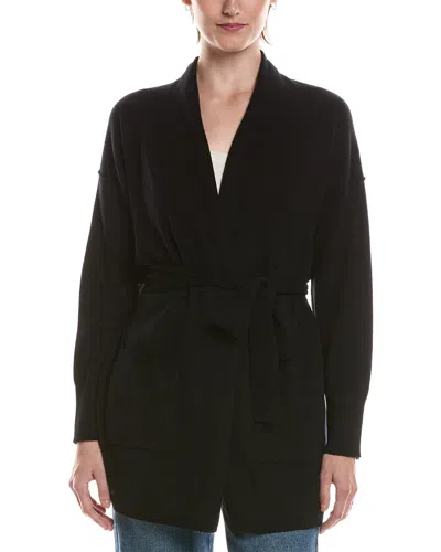 Michael Stars Nyx Wool & Cashmere-blend Cardigan In Black