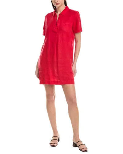 Michael Stars Ola Linen Utility Dress In White