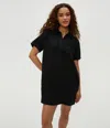 Michael Stars Ola Utility Dress In Black