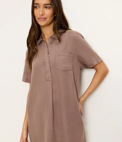 Michael Stars Ola Utility Dress In Green