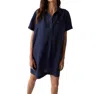 Michael Stars Ola Utility Dress In Blue