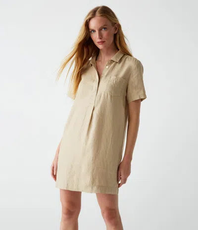 Michael Stars Ola Utility Dress In Natural