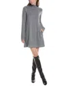 Michael Stars Olivia Sparkle Mock Neck Sweaterdress In Grey