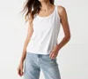 Michael Stars Mia Boyfriend Tank In White