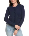 Michael Stars Opaline Patch Pocket Cardigan In Blue
