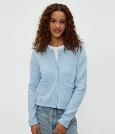 Michael Stars Opaline Pocket Cardigan In Fountain
