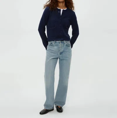 MICHAEL STARS OPALINE CARDIGAN IN NAVY