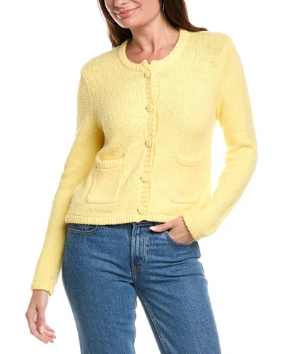 Michael Stars Opaline Cardigan In Yellow