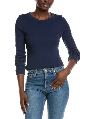 Michael Stars Orion Crop T-shirt In Blue