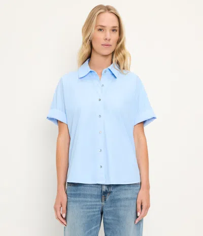 Michael Stars Otis Button Down Shirt In Pink