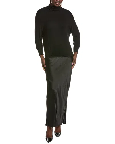 Michael Stars Padma 2-in-1 Maxi Dress In Black