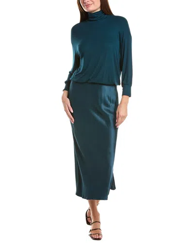 Michael Stars Padma 2-in-1 Maxi Dress In Green