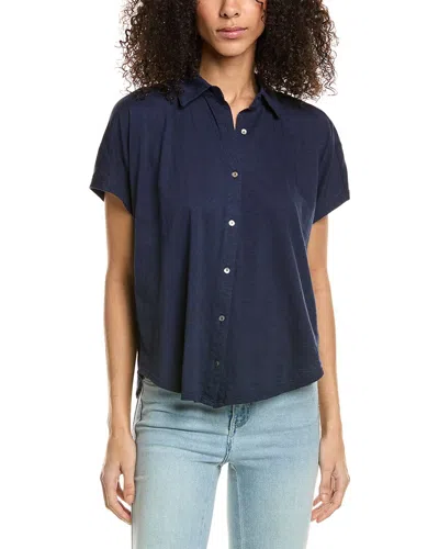 Michael Stars Palmer Button-down Shirt In Black