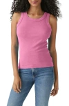 Michael Stars Paloma Cotton Tank Top In Flamingo