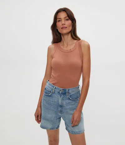Michael Stars Paloma Tank In Brown