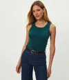Michael Stars Paloma Tank In Green