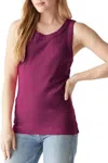Michael Stars Paloma Tank Top In Berry In Pink
