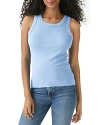 Michael Stars Paloma Cotton Tank Top In Water