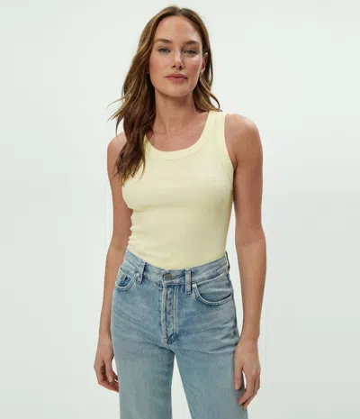 Michael Stars Paloma Tank In Yellow
