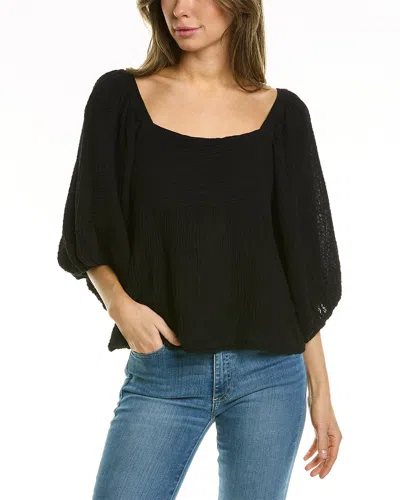 Michael Stars Patsy Top In Black