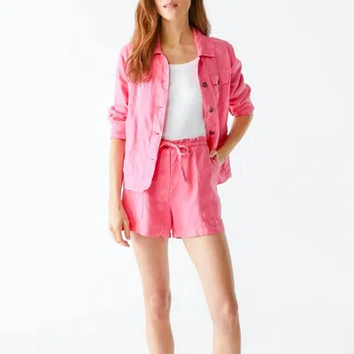 Michael Stars Paulette Shorts In Flamingo In Pink