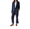 Michael Stars Pearson Linen Blazer In Multi