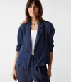 Michael Stars Pearson Linen Blazer In Spritz