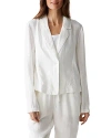 Michael Stars Pearson Linen Blazer In White