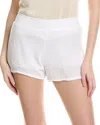 Michael Stars Peggy Smocked Waist Solid Shorts