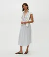 Michael Stars Penelope Twist Front Midi Dress In White