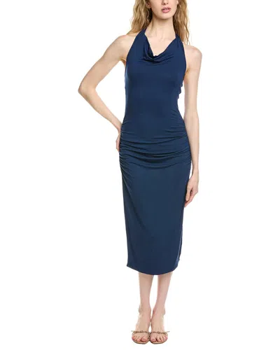 Michael Stars Petite Karina Midi Dress In Black