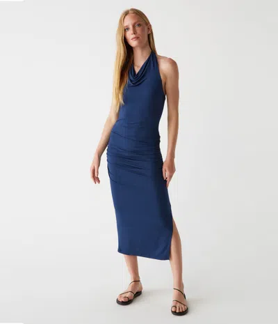 Michael Stars Petite Karina Midi Dress In Nocturnal
