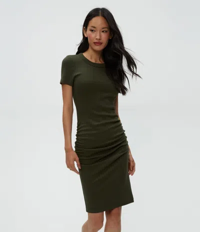 Michael Stars Petite Katie Dress In Tarragon