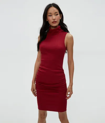 Michael Stars Petite Macy Dress In Carmine