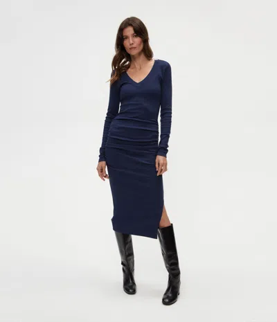 Michael Stars Petite Nova Dress In Nocturnal