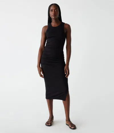 Michael Stars Petite Wren Midi Dress In Black