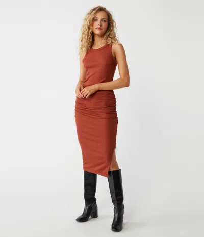 Michael Stars Petite Wren Midi Dress In Seacrest