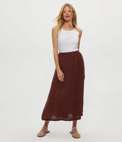 MICHAEL STARS PHOEBE GAUZE MAXI SKIRT