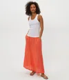 Michael Stars Phoebe Gauze Maxi Skirt In White