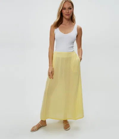 Michael Stars Phoebe Maxi Skirt In Lemonade